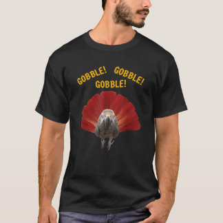 Camiseta Gobble Turquía Acción de Gracias Loro Gris african