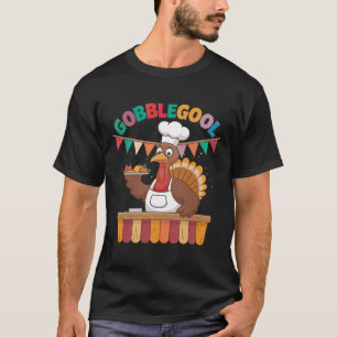 Camiseta Gobblegool Funny Turkey Chef