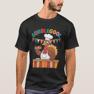 Camiseta Gobblegool Funny Turkey Chef