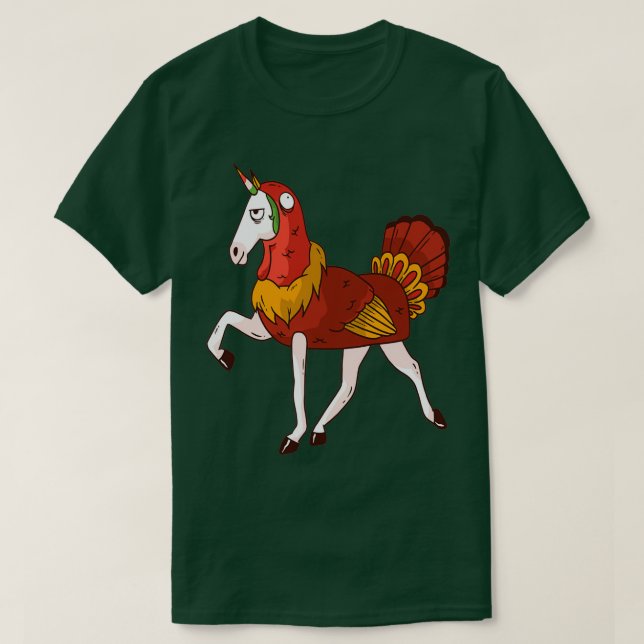 Camiseta Gobbletil de Unicornio en Turquía (Diseño del anverso)