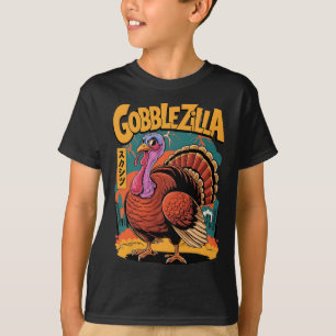 Camiseta Gobblezilla Graciosa Acción de Gracias Turquía
