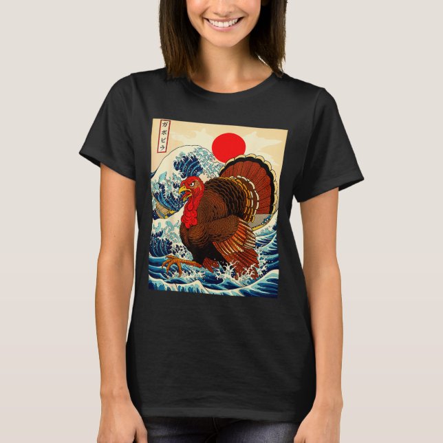 Camiseta Gobblezilla Turkey Funny Thanksgiving For Men Wome (Anverso)