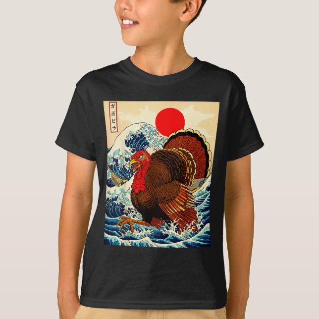 Camiseta Gobblezilla Turkey Funny Thanksgiving For Men Wome (Anverso)