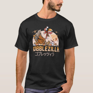 Camiseta Gobblezilla Turquía Acción de Gracias1136png1136