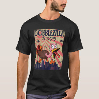 Camiseta Gobblezilla Turquía Acción de Gracias a la camiset