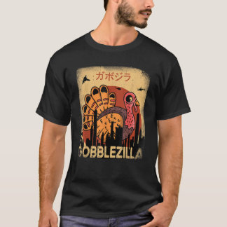 Camiseta Gobblezilla Turquía Acción de Gracias a la camiset