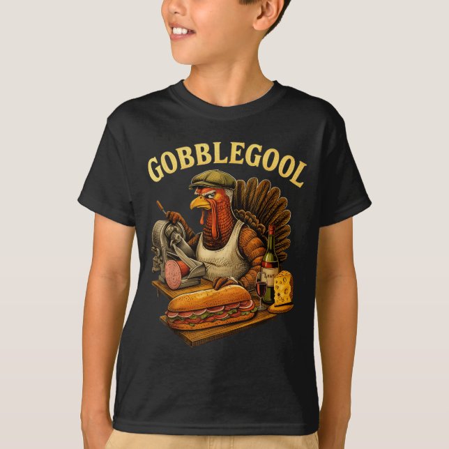 Camiseta Gobbol Turkey Thanksgiving  (Anverso)