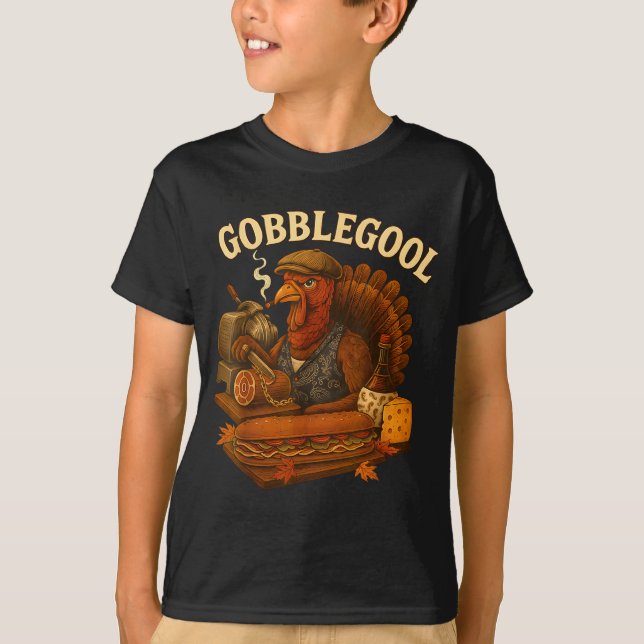 Camiseta Gobbol Turkey Thanksgiving  (Anverso)