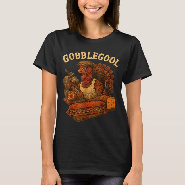 Camiseta Gobbol Turkey Thanksgiving  (Anverso)