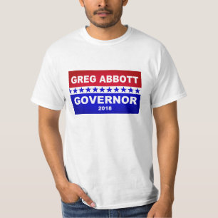 Camiseta Gobernador 2018 de Greg Abbott Tejas