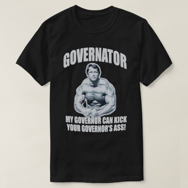 Camiseta Gobernador de Arnold Schwarzenegger (Diseño del anverso)
