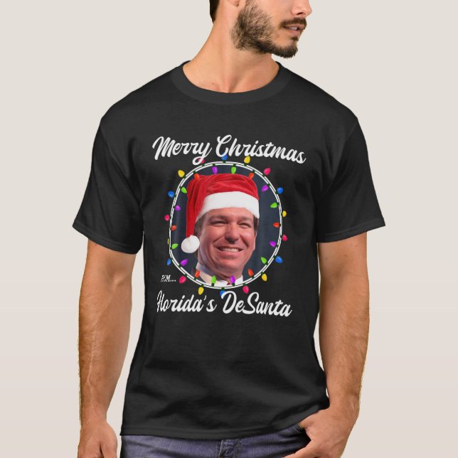 Camiseta Gobernador de Florida Desantis Partidario Desanta  (Anverso)