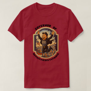 Camiseta "Gobernador de Offmymeds" Parodia política Camiset