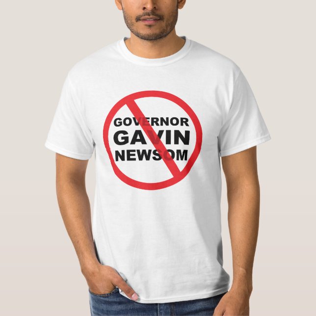 Camiseta Gobernador Gavin Newsom (Anverso)