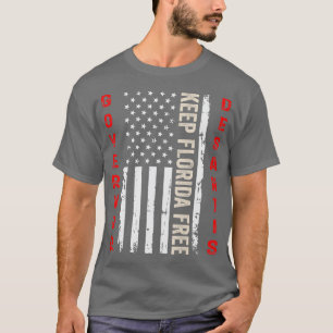 Camiseta Gobernador Ron Desantis Mantén Florida Libre