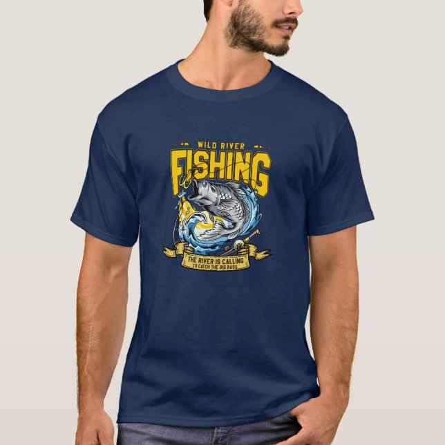 Camiseta Gobernante del río: dominando las aguas salvajes (Anverso)