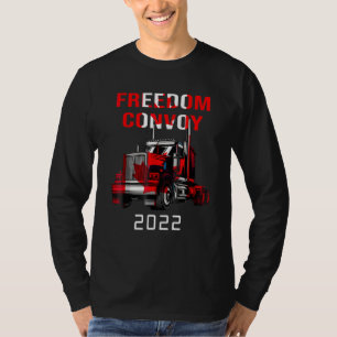 Camiseta Gobierno de camionero canadiense de convoy por la