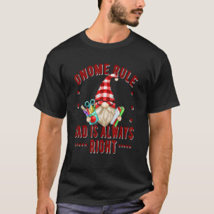 Camiseta Gobierno De Gnome Para Hombres Y Papá Maestra Reti