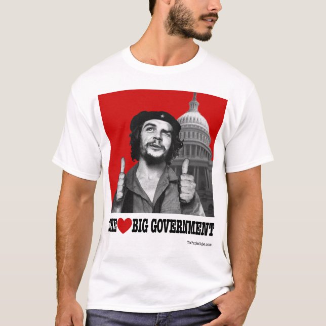 Camiseta Gobierno grande del corazón de Che (Anverso)