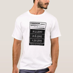 Camiseta Gobierno limitado de la libertad de la libertad