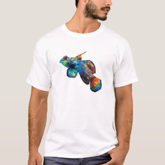 Camiseta Gobio geométrico de Dragonett del mandarín del