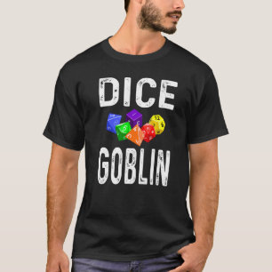 Camiseta Goblin de Dados Jugador de Juego de Dados Rpg 6 D