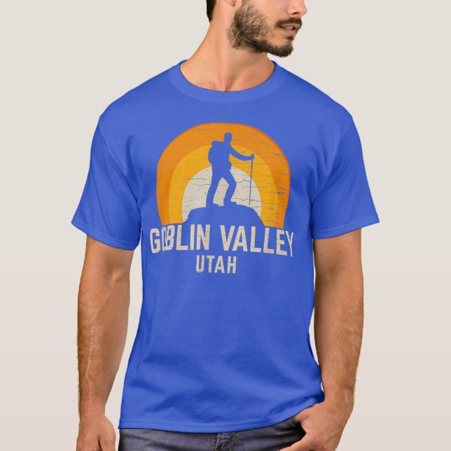 Camiseta Goblin Valley Utah Vintage Senderismo (Anverso)