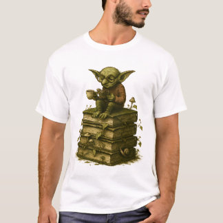 Camiseta Goblincore Bookworm Mushroom Fantasy