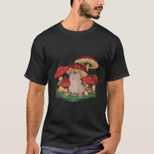 Camiseta Goblincore Cat Mushroom