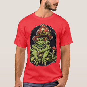 Camiseta Goblincore Estética Frog Mushroom Dark Academia 1