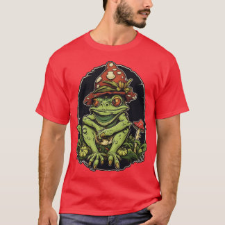 Camiseta Goblincore Estética Frog Mushroom Dark Academia 1
