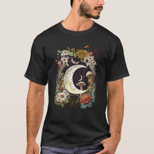 Camiseta Goblincore estético y hongos de Cottagecore oscuro
