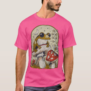 Camiseta Goblincore Frog Magic Agaric Mushrooms Cottagecore