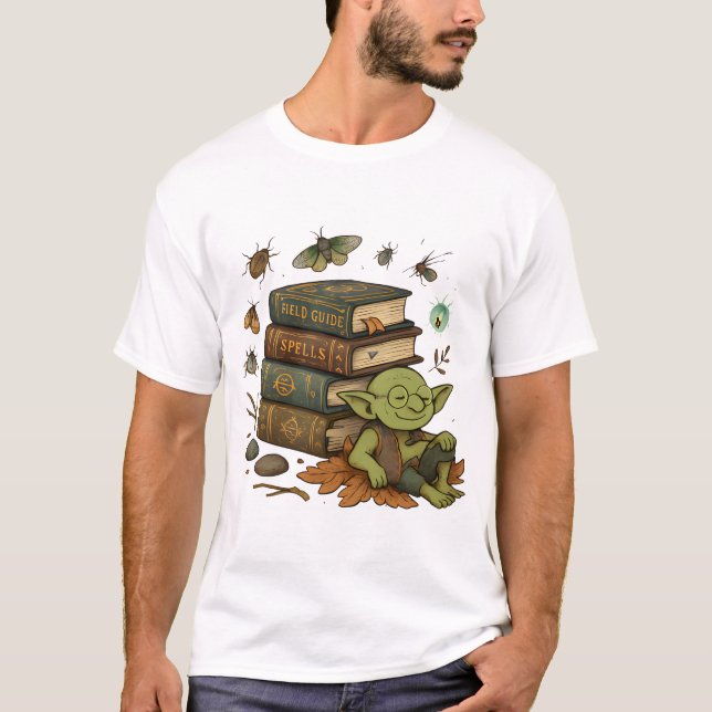 Camiseta Goblincore Spellbook Bug Lover (Anverso)