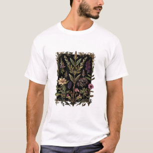 Camiseta Goblincore Victorian Witch Hierbas Clásico