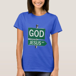 Camiseta God and Jesus sign