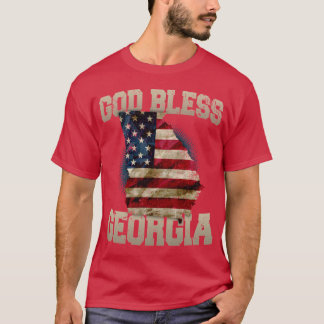 Camiseta God Bless Georgia Gift Proud Strong Awesome Design