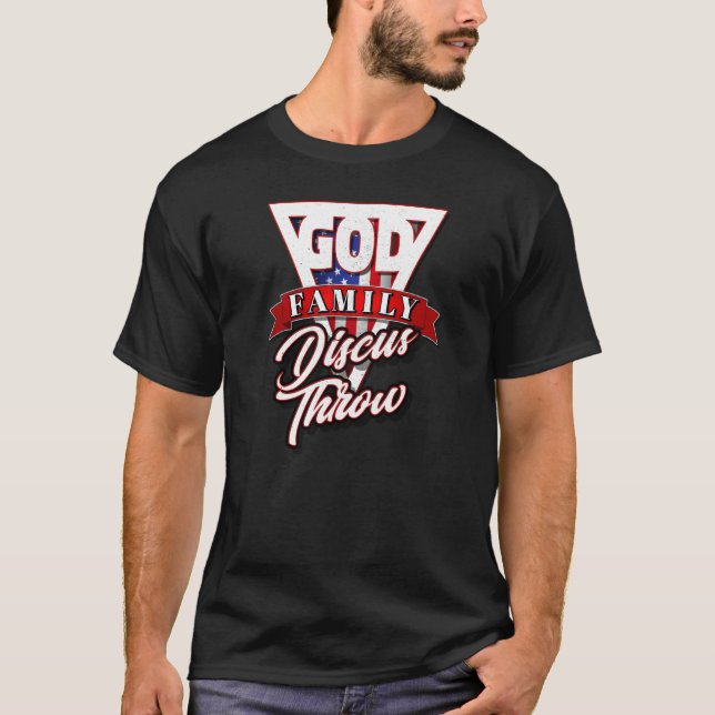 Camiseta God Family and Discus Throw (Anverso)
