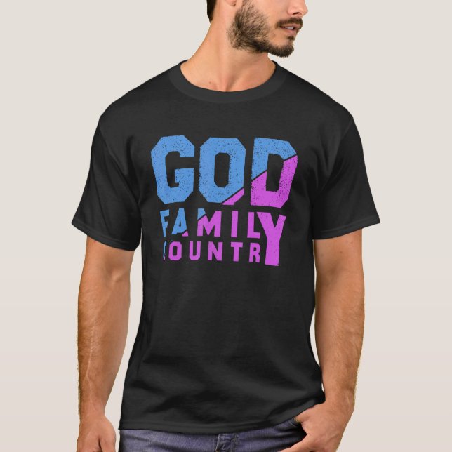 CAMISETA GOD FAMILY COUNTRY 1 (Anverso)