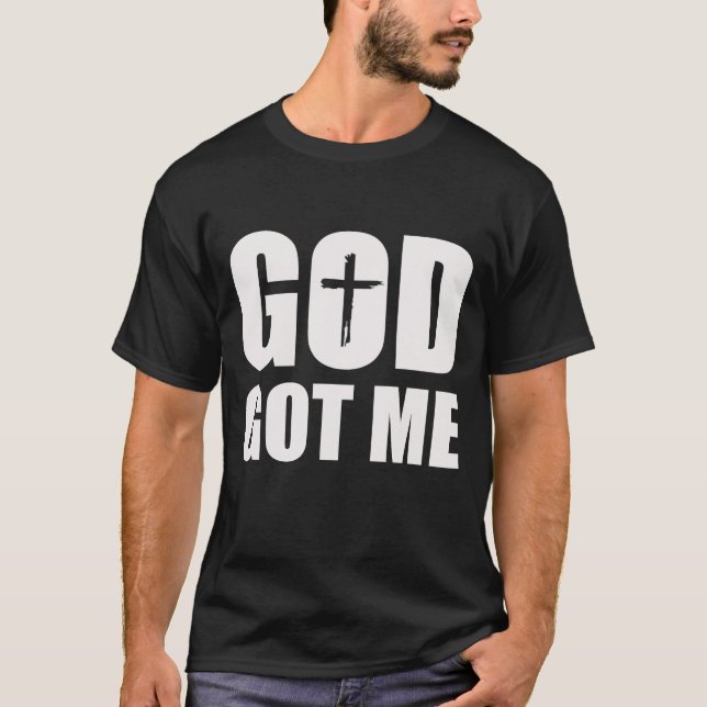 Camiseta GOD GOT ME Blk (Anverso)