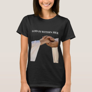 Camiseta God Is Within Her Shirt Psalm 46:5 Women Christian