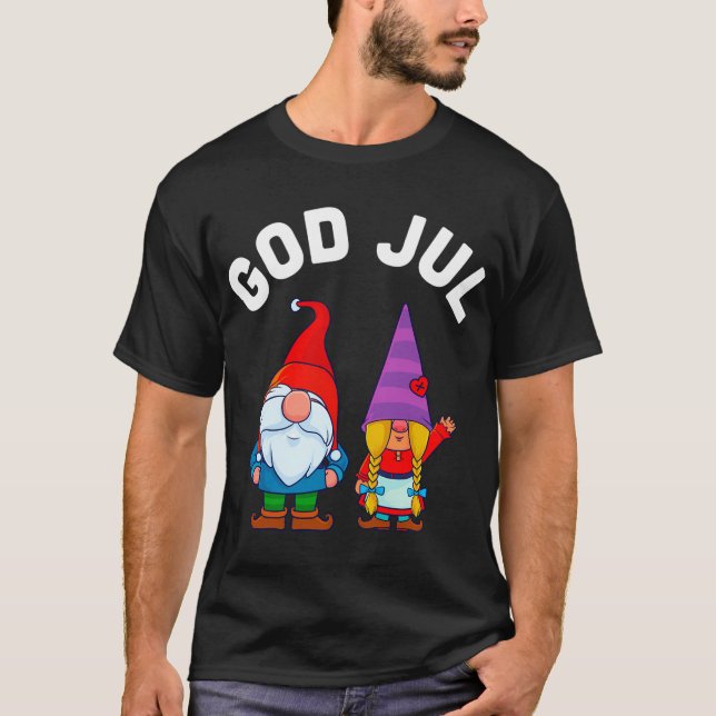 Camiseta God Jul Sudanese Tomte Gnome (Anverso)