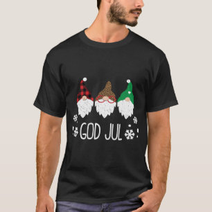 Camiseta God Jul Sueco Merry Christmas Noruega Cuno Gno