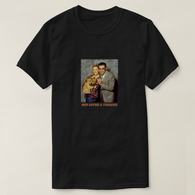Camiseta GOD LOVES A TERRIER Essential T-Shirt (Diseño del anverso)