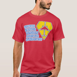 CAMISETA GOD MADE AIR TRAFFIC CONTROLLERS UNIQUE WEAR A GRE