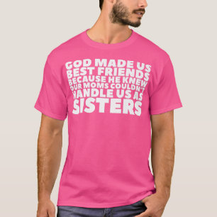 Camiseta God Made Us Best Friends Premium T-Shirt