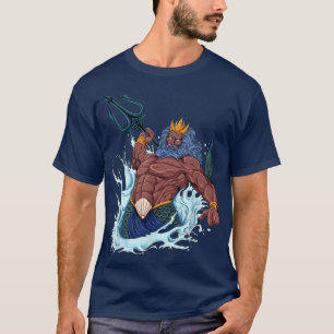 Camiseta God of Greek mythology  Neptune Poseidon 