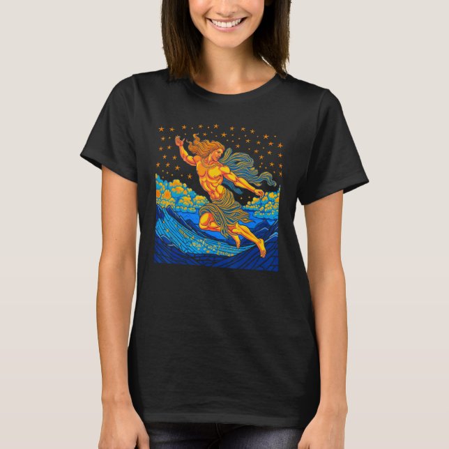 Camiseta God of Speed Greek Mythology Art (Anverso)