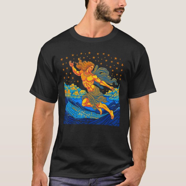 Camiseta God of Speed Greek Mythology Art (Anverso)