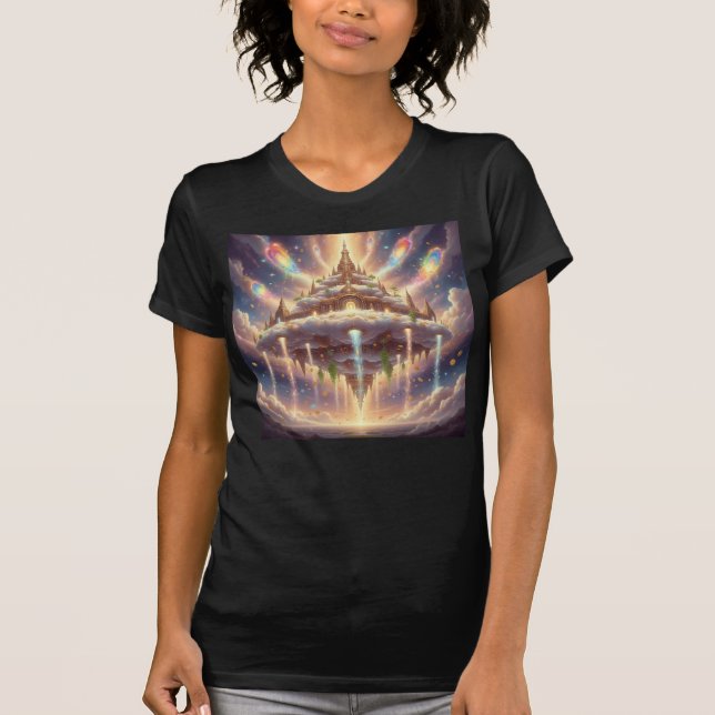 Camiseta God’s Infinite Bank Divine Abundance Realm Art (Anverso)